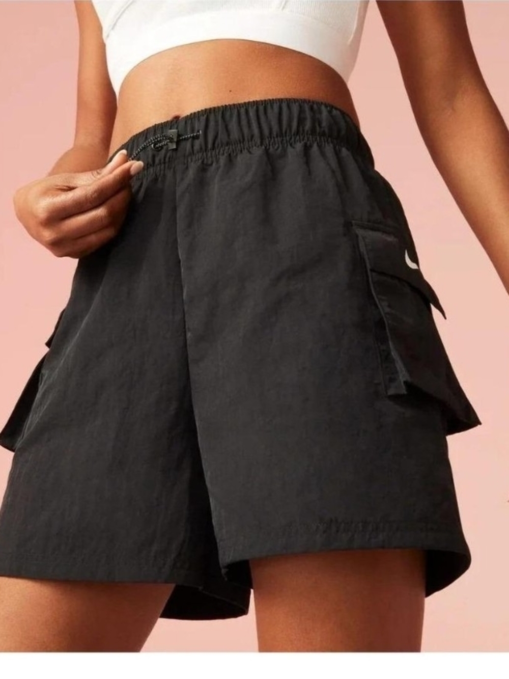 NWT Nike Sportwear Essential Woven High-Rise Cargo Shorts